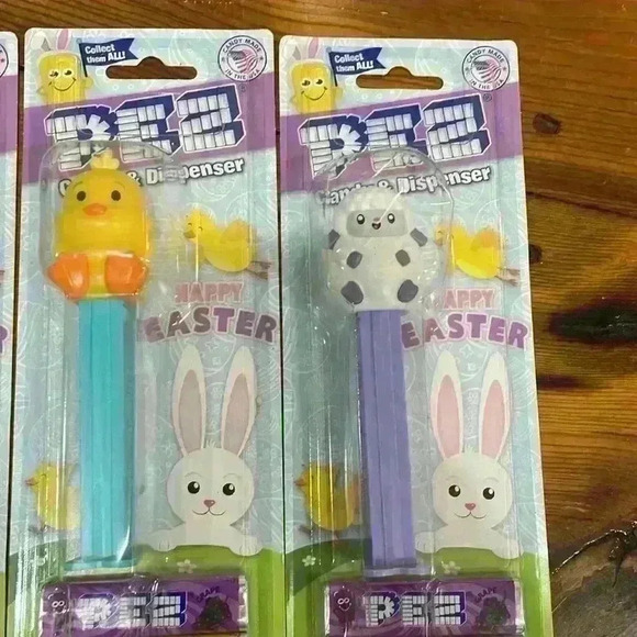 Pez Easter dispensers and candy: rabbit, duck, and lamb New in box NIB - Picture 3 of 4